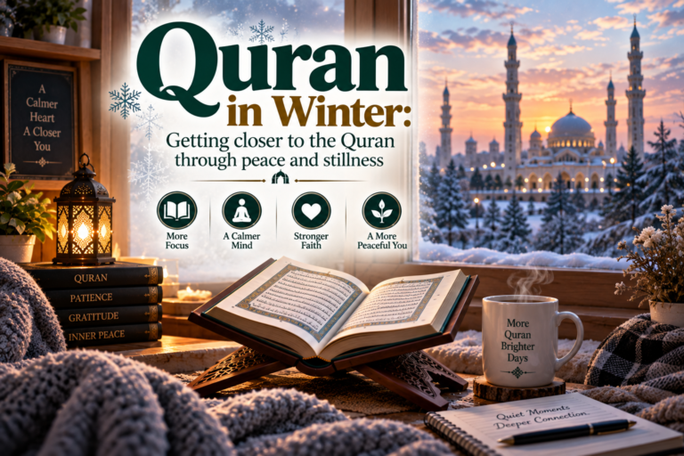 Quran in Winter Getting closer to the Quran through peace and stillness
