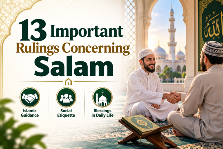 13 Important Rulings Concerning Salam