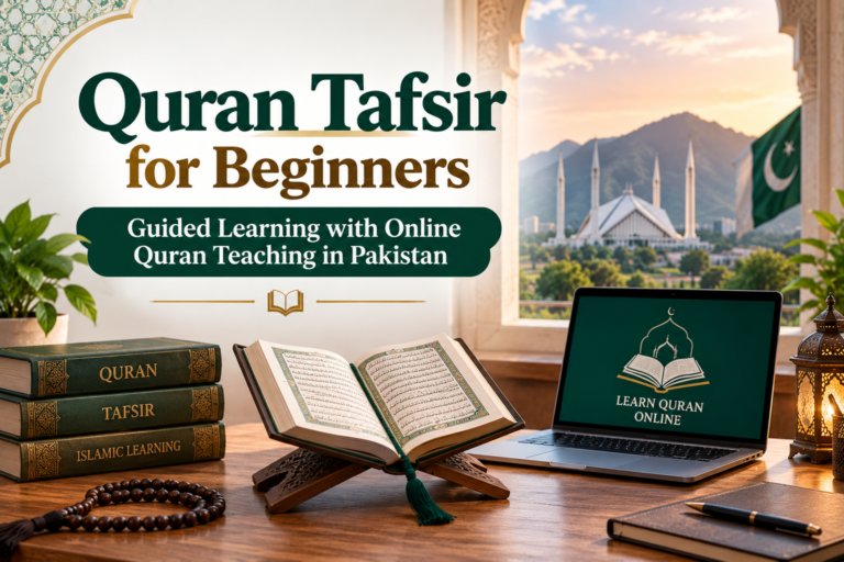 Quran Tafsir for Beginners Guided Learning with Online Quran Teaching in Pakistan