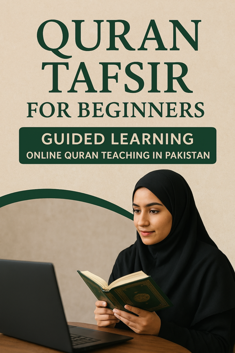 Quran Tafsir for Beginners Guided Learning with Online Quran Teaching in Pakistan