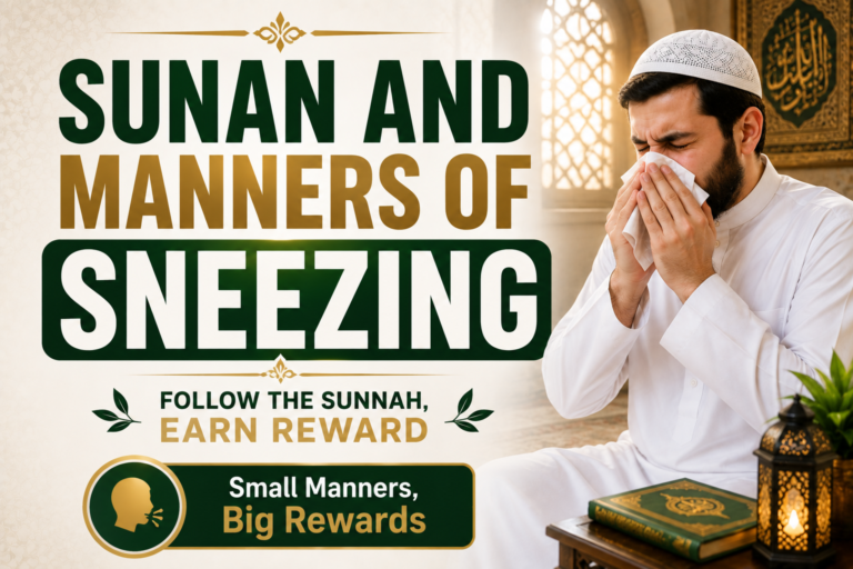 13 Sunan and Manners of Sneezing