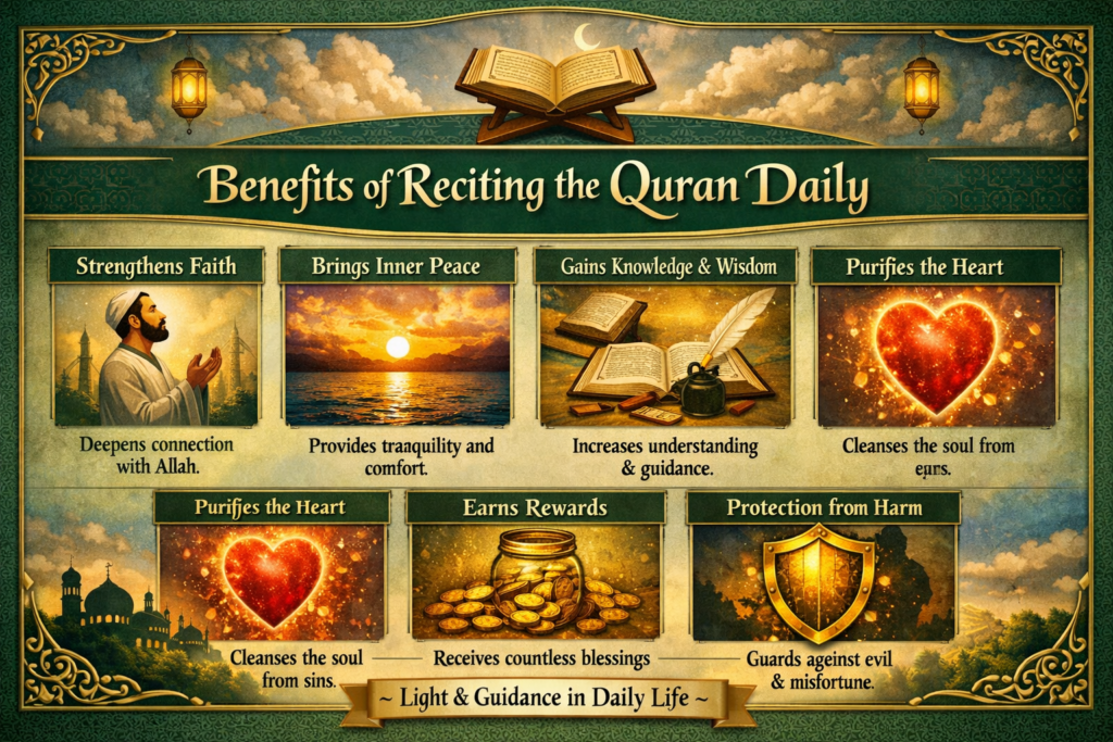 Benefits of Reciting the Quran Daily
