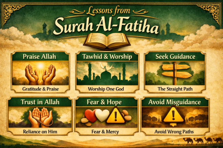 Lessons from Surah Al-Fatiha