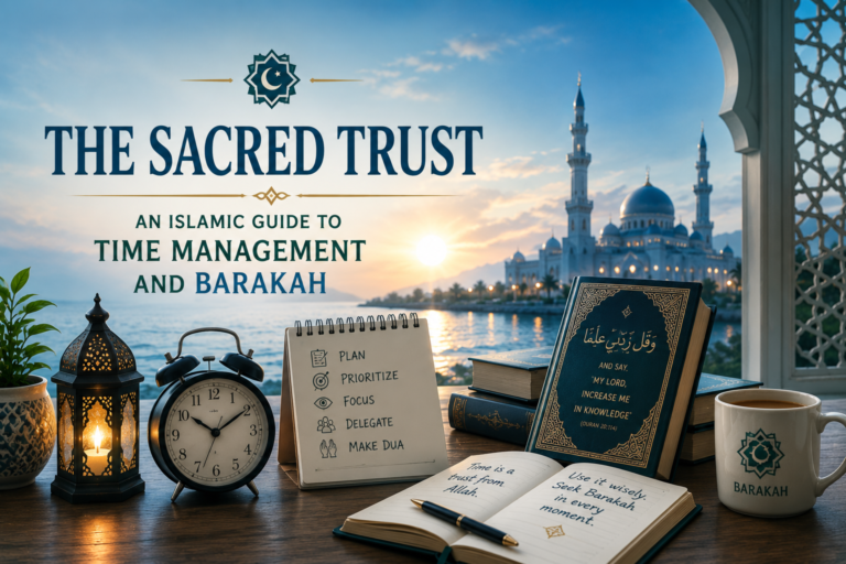The Sacred Trust An Islamic Guide to Time Management and Barakah