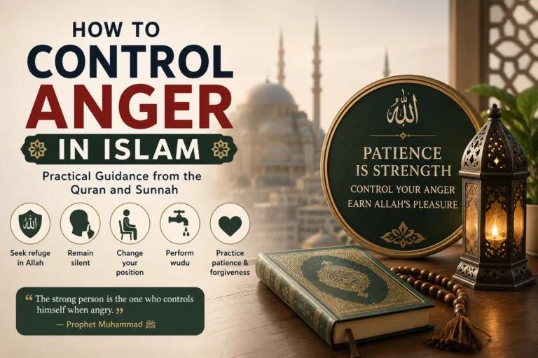 How to Control anger in Islam