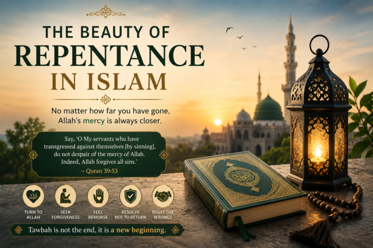 The beauty of repentance in Islam