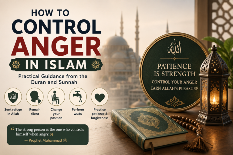 how to control anger in islam?