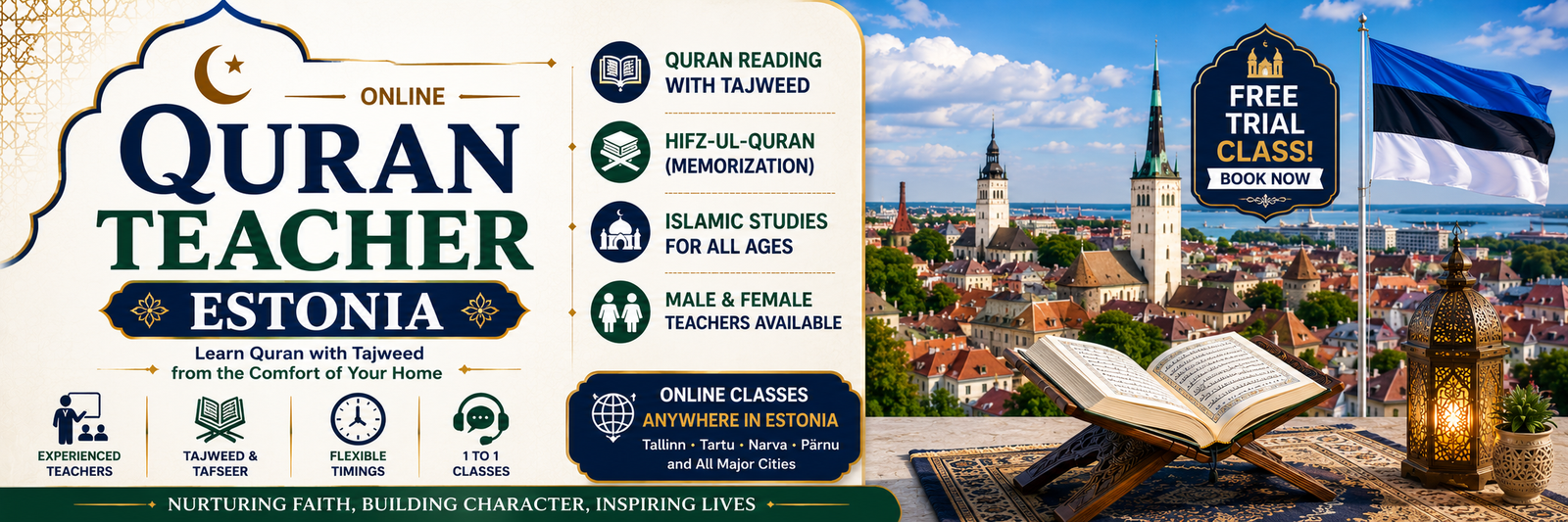 Online Quran Teacher in Estonia