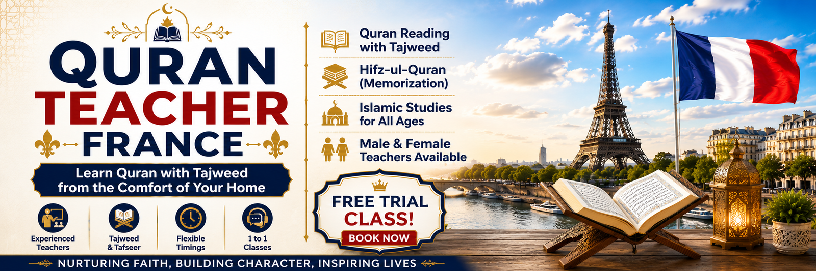 Online Quran Teacher in France