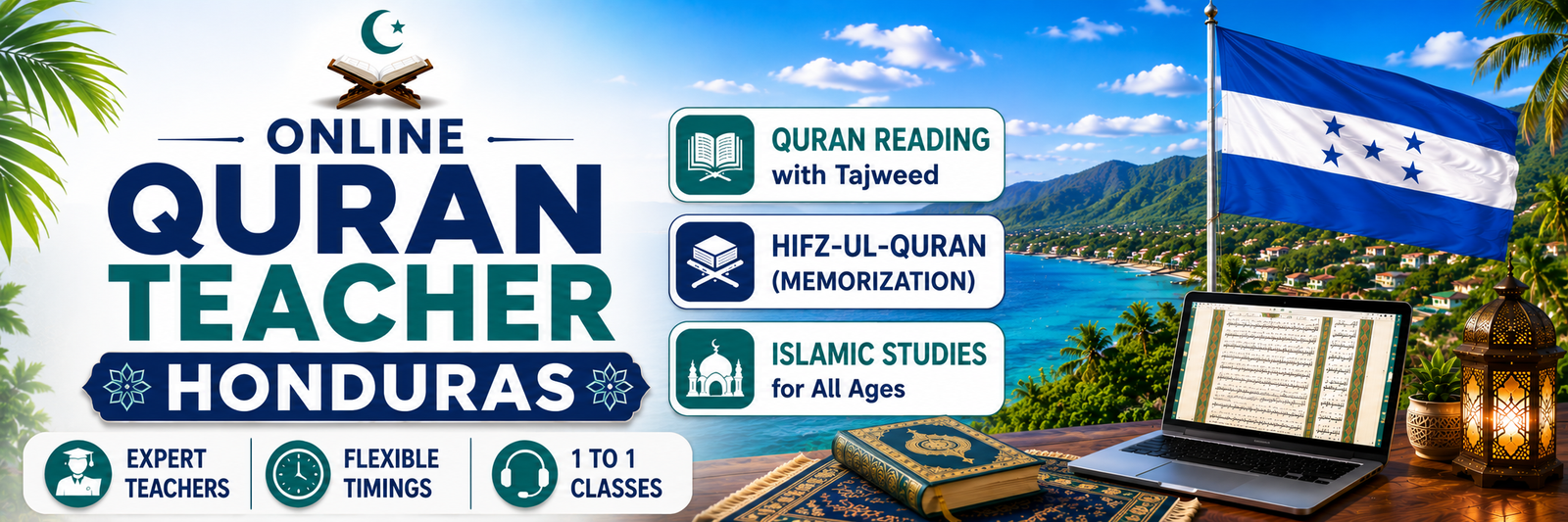 Online Quran Teacher in Honduras