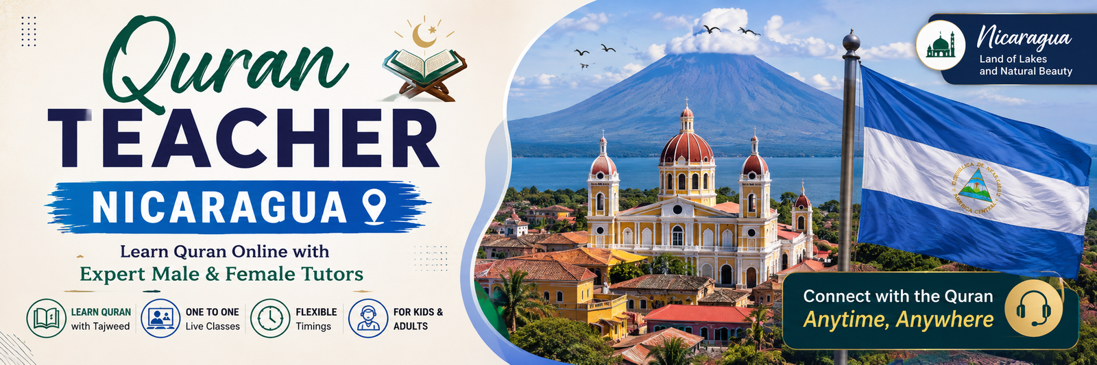 Online Quran Teacher in Nicaragua