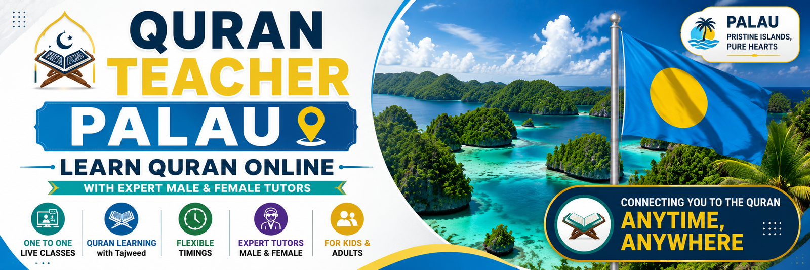 Online Quran Teacher in Palau