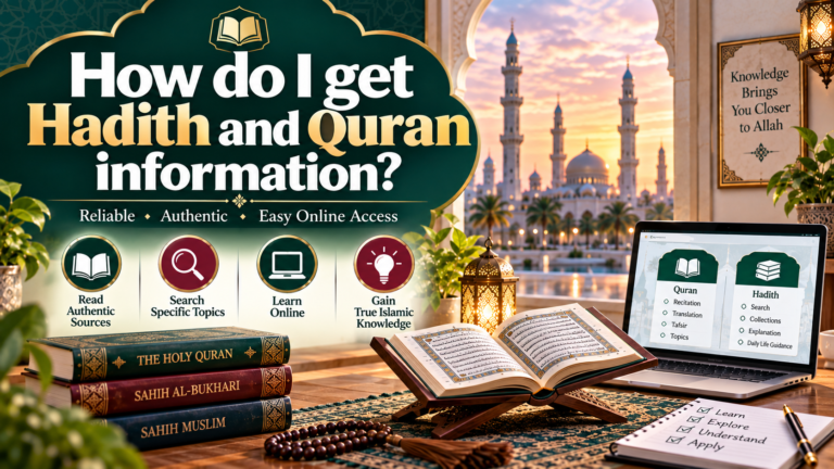 How do I get Hadith and Quran information
